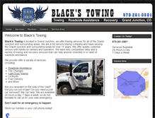 Tablet Screenshot of blackstowingco.com